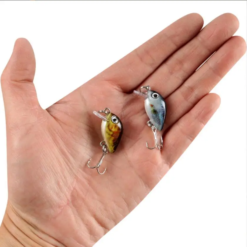 Mini señuelo de Pesca Artificial, 5 unids/caja, 3cm, 1,9g, Crankbait - imagen 5