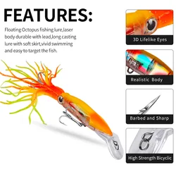 Wobbler para Lucio – 19g/38g | Señuelo de pulpo cebo duro
