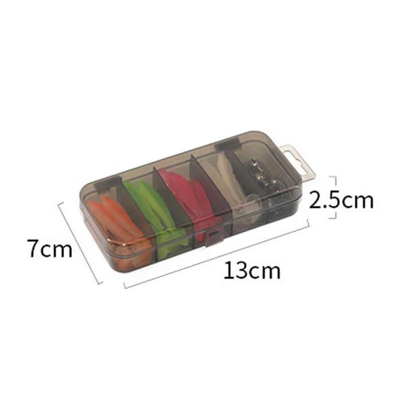 75/35 Uds Multi silicona suave señuelo de Pesca cebo Jig Head Wobblers gancho de goma para Pesca de carpa Kit de aparejos de Metal caja Set Pesca - imagen 3