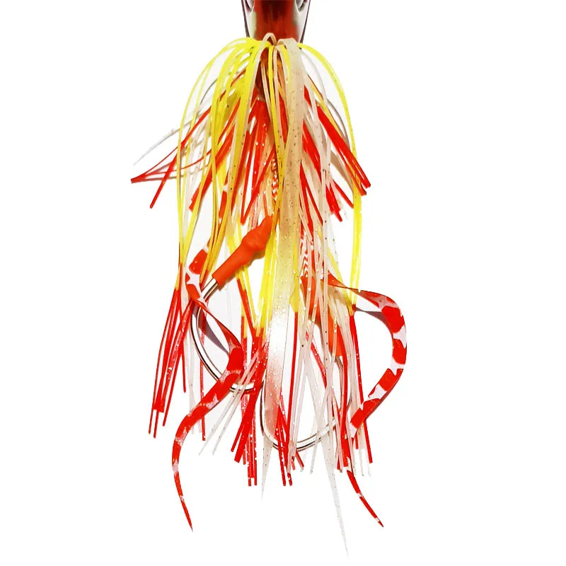 Señuelos de Metal luminosos, 1 unidad, 150g200g250g, Inchiku, señuelos de Jigging, ojos 3D, cabeza de plantilla de plomo, cebos de pesca para barcos - imagen 5