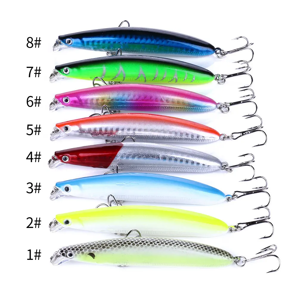 Señuelo Minow oscilante 9cm – Cebo duro láser para lubina, lucio y trucha - imagen 5