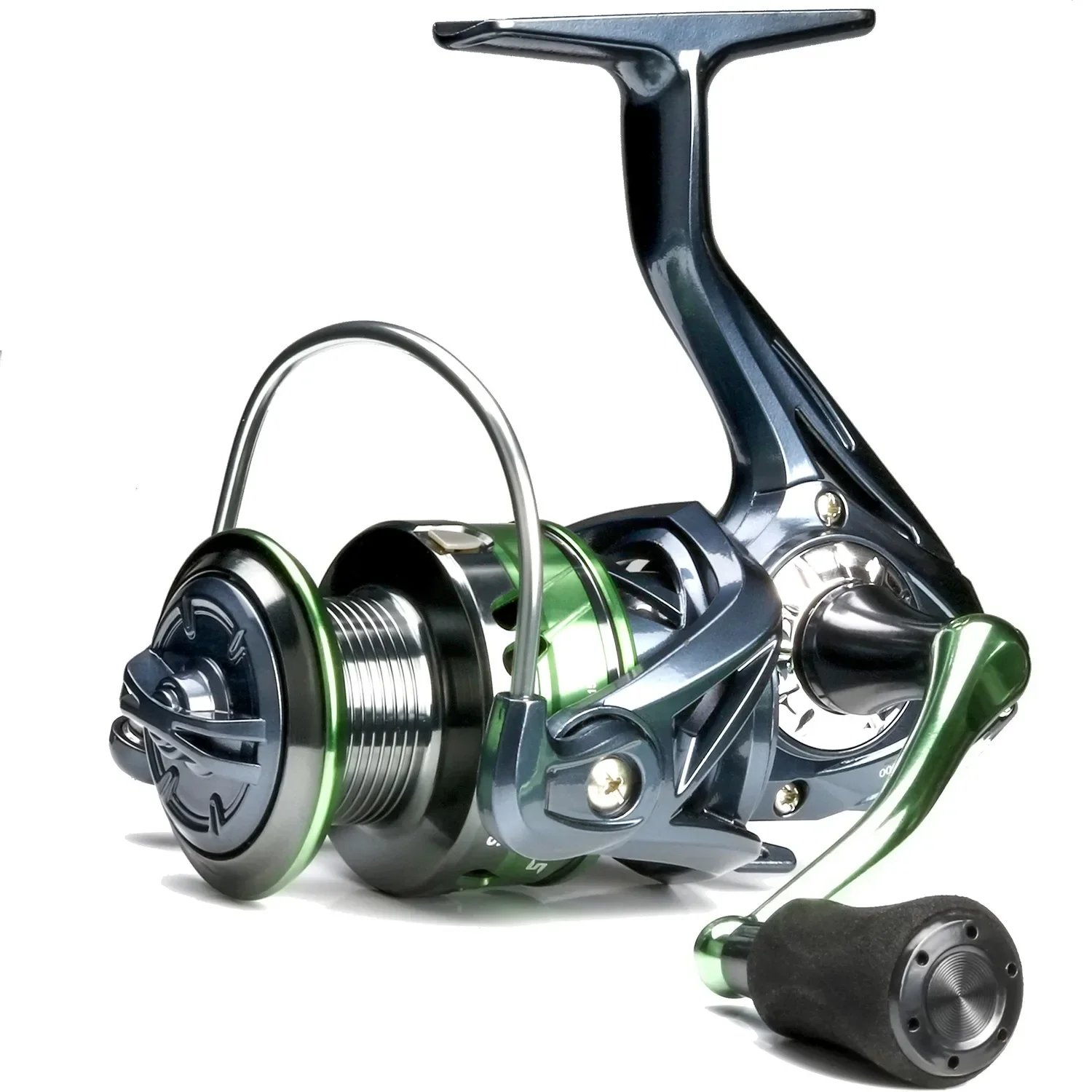 JOSBY-carrete giratorio de Pesca, accesorio de Metal, relación de engranaje 5,2: 1/4.7:1, rueda de carpa SIII-R Serie 2000-7000, aparejos de Pesca duraderos para agua salada - imagen 4