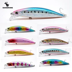 Señuelo de pesca minnow jerkbait, 30g, wobblers, sonido de sonajero, cebo falso de buceo poco profundo para pesca