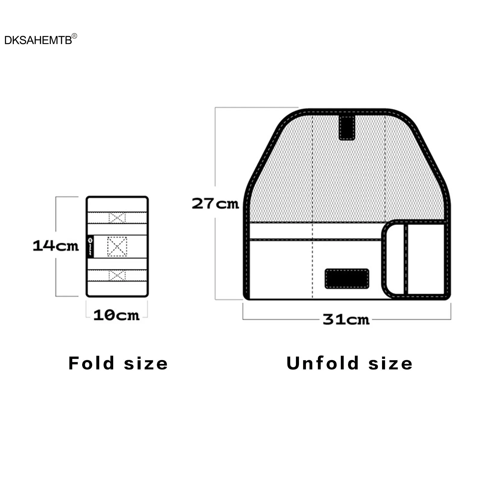 Bolsa para debajo del asiento de la bicicleta, herramientas de reparación, accesorios para ciclismo de montaña y carretera - imagen 5