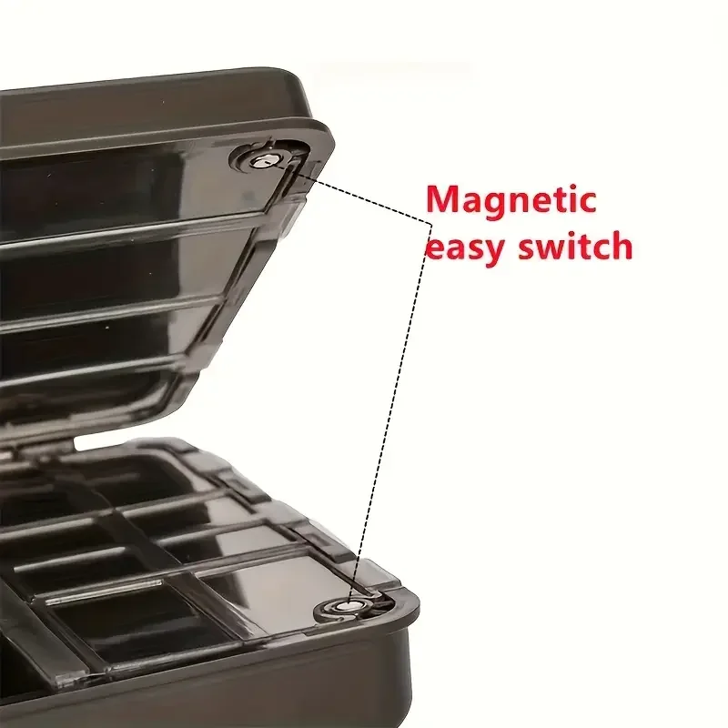 Caja de aparejos para carpa con compartimentos PVC para señuelos - imagen 5