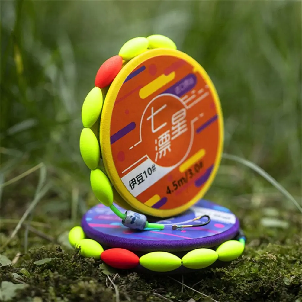 Anzuelos de pesca de acero al carbono, línea flotante de plomo, tapón de pesca con línea - imagen 2