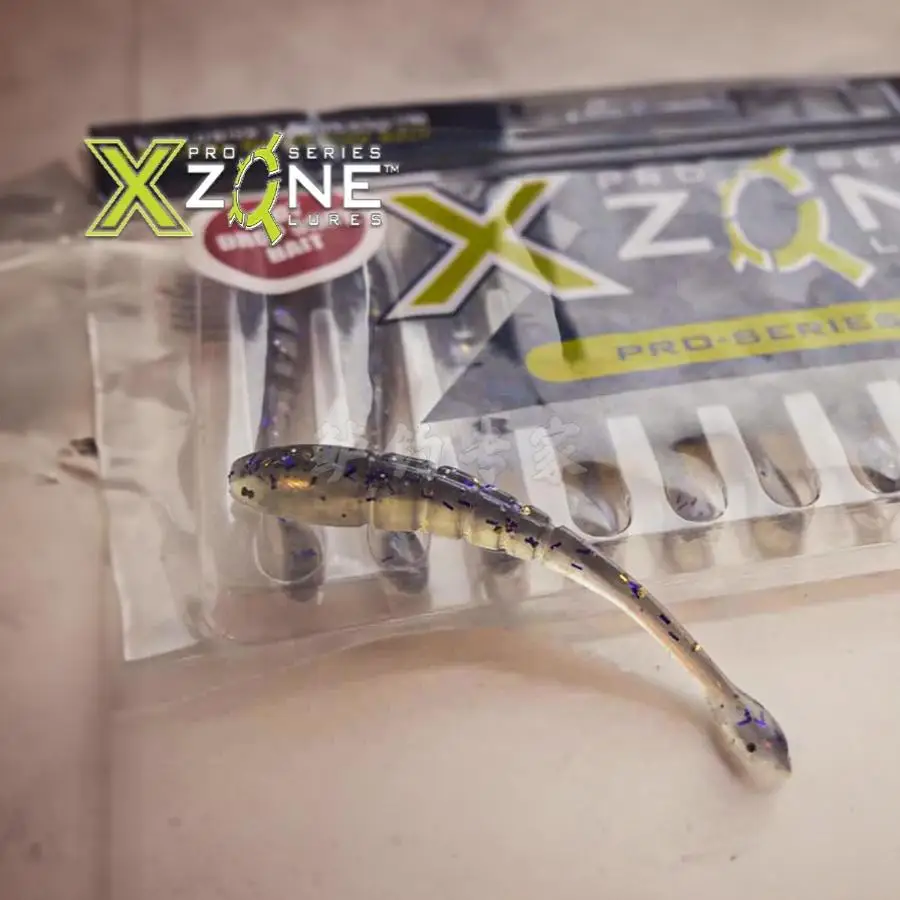 American XZone Finesse Slammer 4 pulgadas Bass Luya Soft Bug Soft Bait - imagen 3