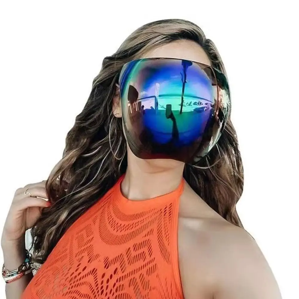 Protector facial completo antisalpicaduras transparente, gafas seguridad - imagen 2