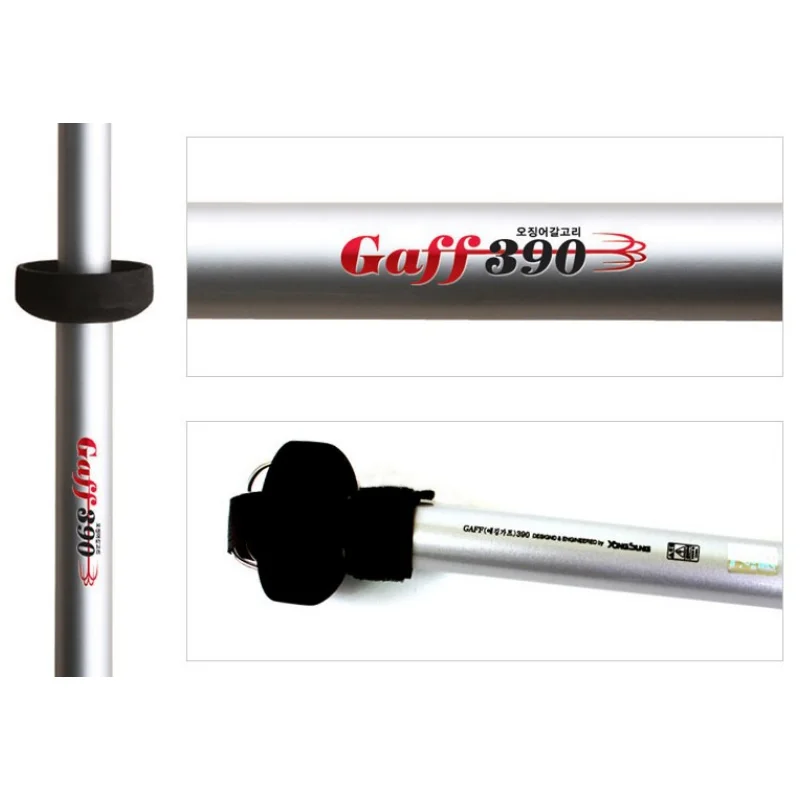 Gaff de pesca de calamar telescópico, aparejos de terminales de pulpo de carbono, cañas de pescado, accesorios de herramientas, anzuelos de aterrizaje de sepia, 3m, 3,9 m - imagen 2