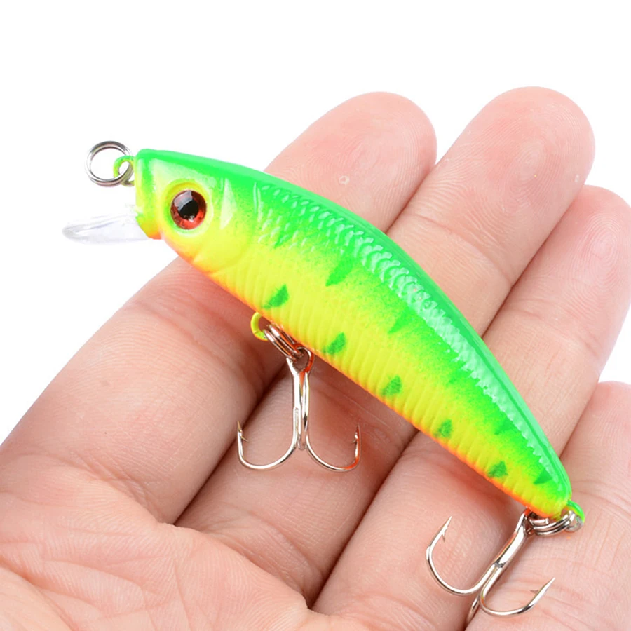 Jerkbait Minnow Crankbaits Señuelos de Pesca cebo duro Wobblers cebos artificiales para aparejos de pesca carpa Lucio rayado lubina Swimbait - imagen 4