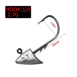 Anzuelos Jig Head de fundición lejana JYJ – Con cabeza para vinilo