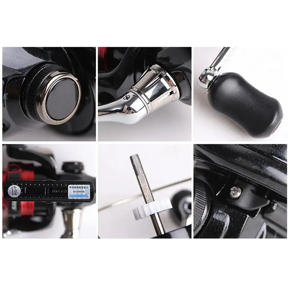 SHIMANO-carrete de pesca giratorio SIENNA, bobina de Metal, AR-C, agua dulce y Marina, potencia máxima de 8,5 kg - imagen 4