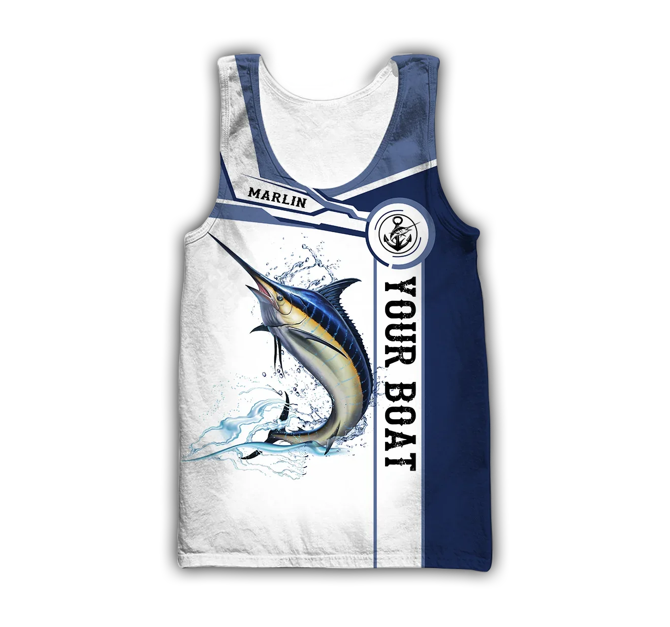 Chaleco 3D Marlin/Wahoo – Camiseta sin mangas de pesca unisex - imagen 5