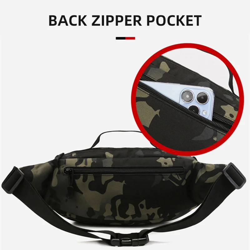 Bolsa de señuelo de pesca, mochila de cintura y pecho, riñonera táctica Molle, impermeable, militar, multifuncional, bolsa de viaje y caza para hombres - imagen 5