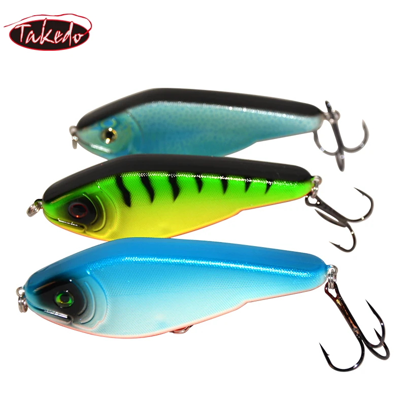TAKEDO 26G Glide Jerkbait Crankbait Jerk Bait VIB señuelo de pesca Wobbler aparejos de lubina cebos artificiales Lucio - imagen 3
