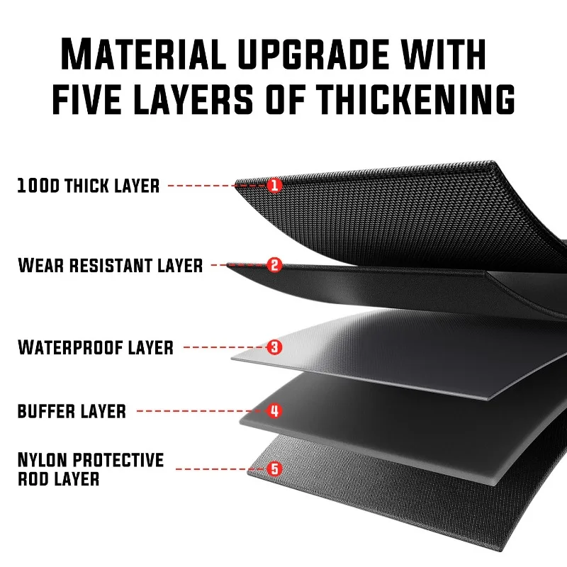 Sougayilang-Bolsa de almacenamiento para caña de pescar, 46cm, 57cm, multifuncional, tela Oxford 100D, organizador de equipo de Pesca, bolsa de Pesca de carpa - imagen 3