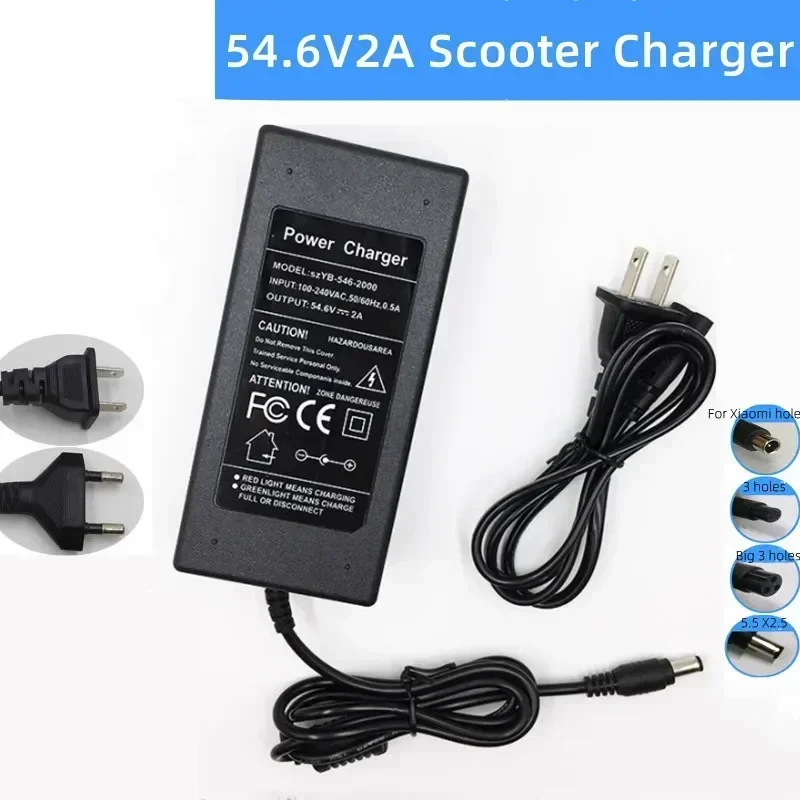Cargador batería litio para bicicleta eléctrica — enchufe europeo - imagen 4