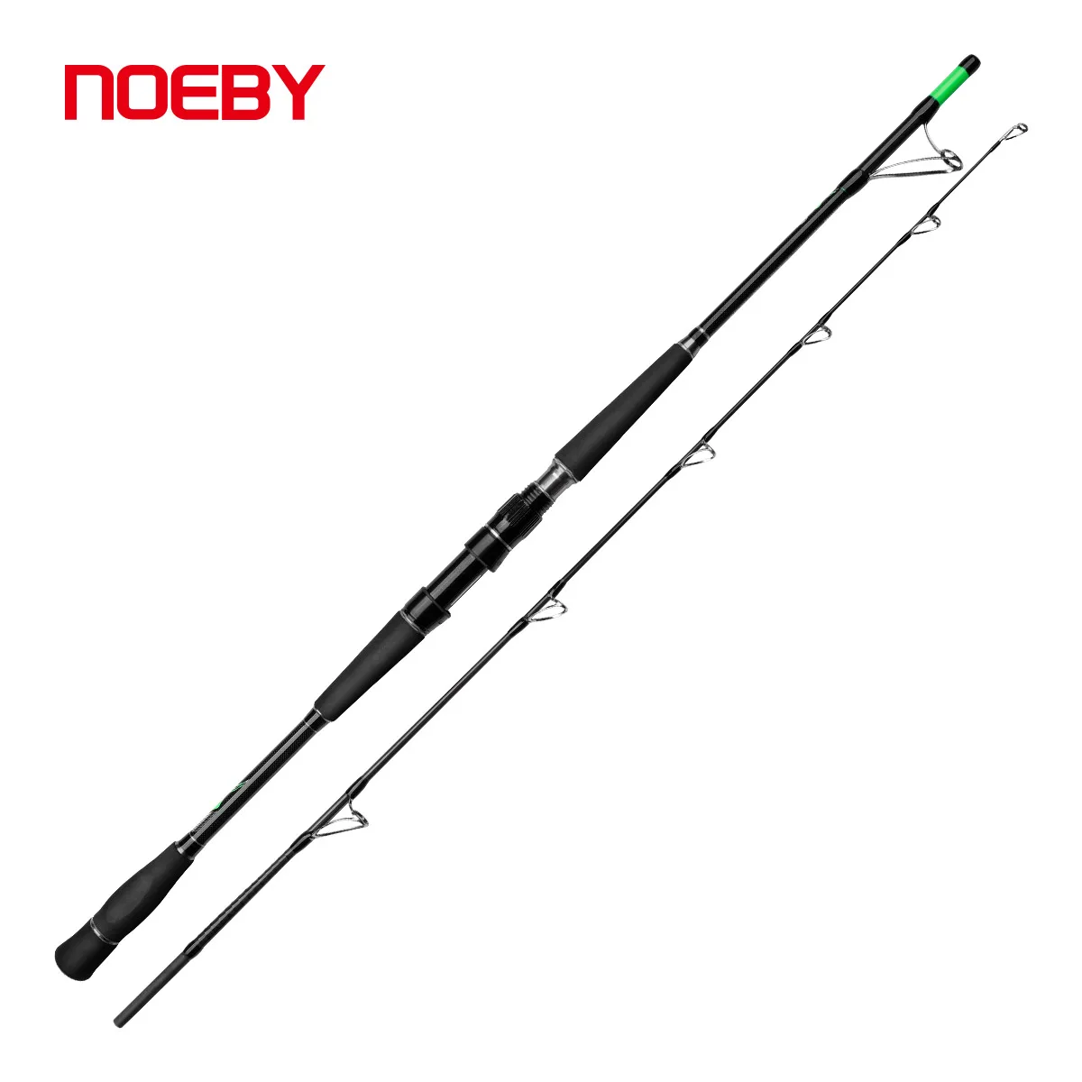 NOEBY ocio X5 caña de pescar barco 1,83 m 2,13 m 2,43 m fundición giratoria agua salada mar gran juego en alta mar 19kg cañas de pescar de arrastre - imagen 2