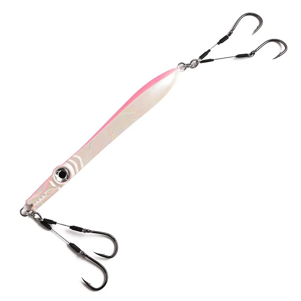 FTK 200g plantilla de Metal señuelo de pesca de mar ojos 3D 20cm cebo Artificial duro accesorios de pesca - imagen 5