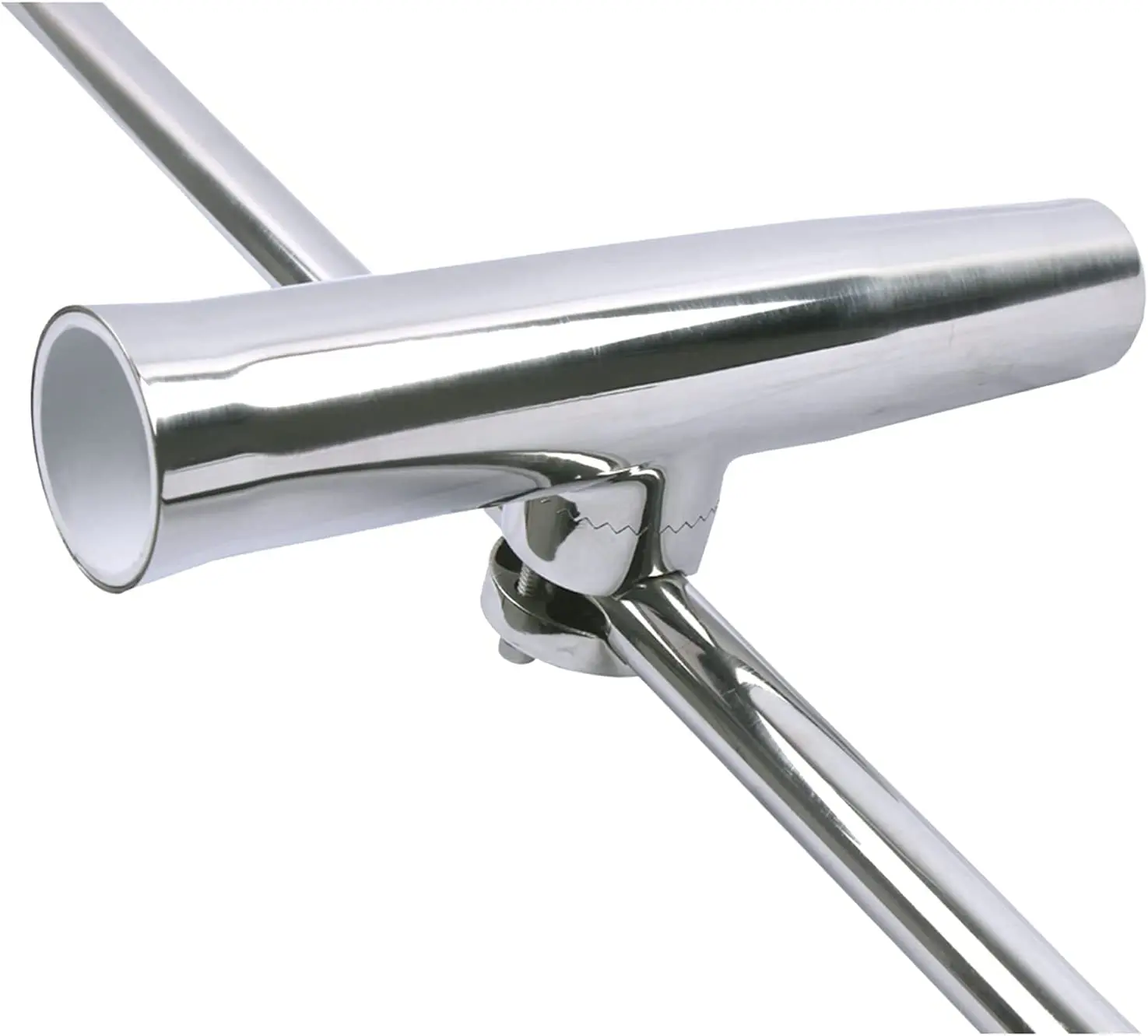 Soporte de caña de pescar de acero inoxidable, Pitch de tubo giratorio de 360 grados, ajustable, para barco, yate, accesorios marinos - imagen 3