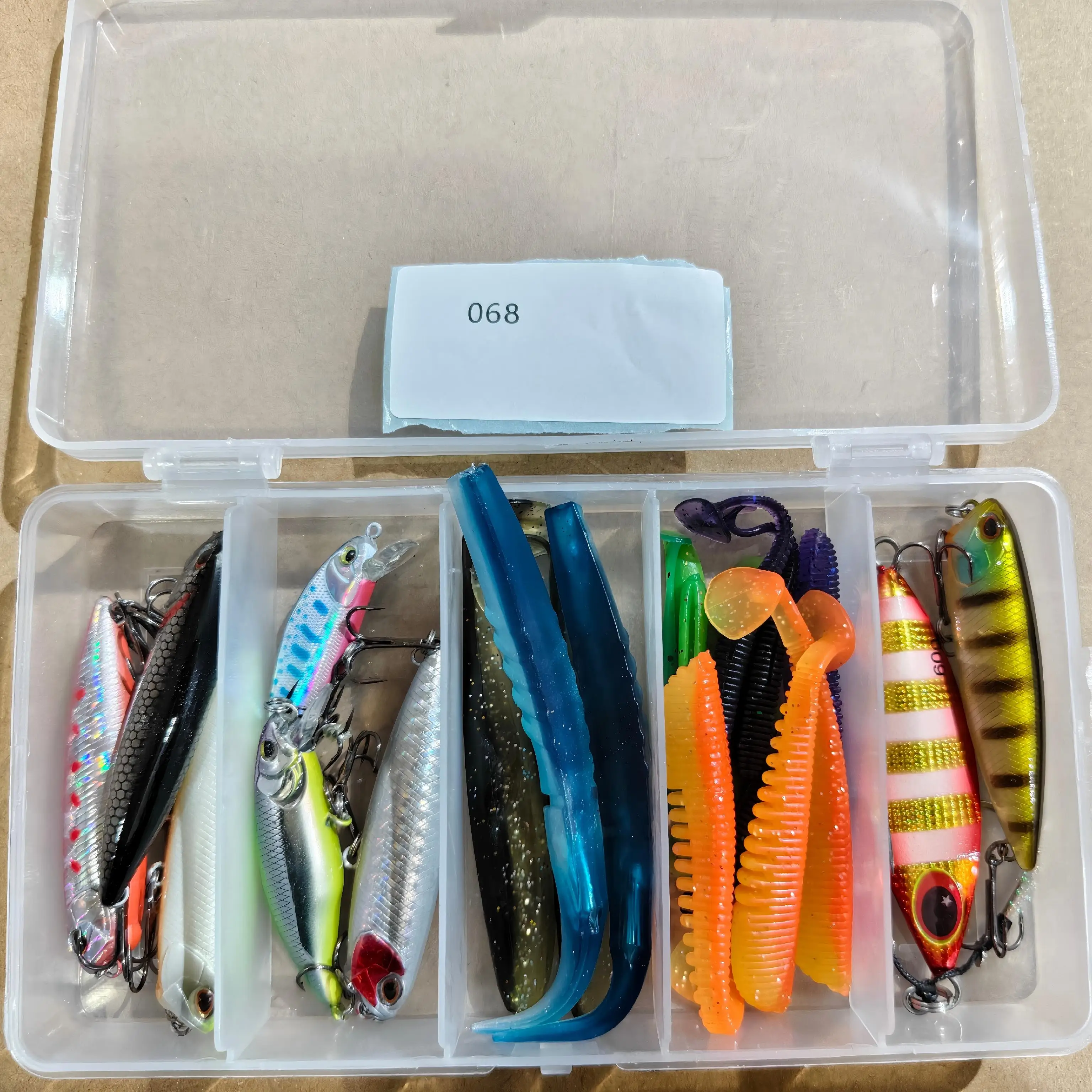 Kit señuelos D1 Mix para pesca deportiva mixto