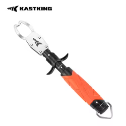 KastKing Paradox Agarre de labio de acero inoxidable de 11" con escala integrada Mango antideslizante resistente a la corrosión Mandíbulas giratorias Escala de 32 libras