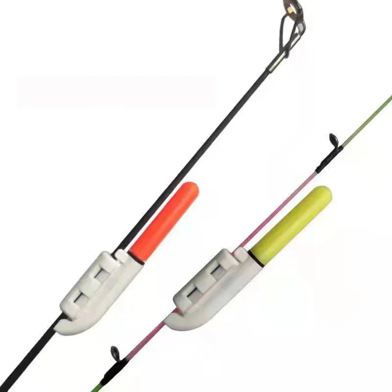 10 unids/lote palo de luz de pesca con Clip de batería en varilla lámpara brillante impermeable CR322/CR425 batería barra luminosa electrónica A628 - imagen 2