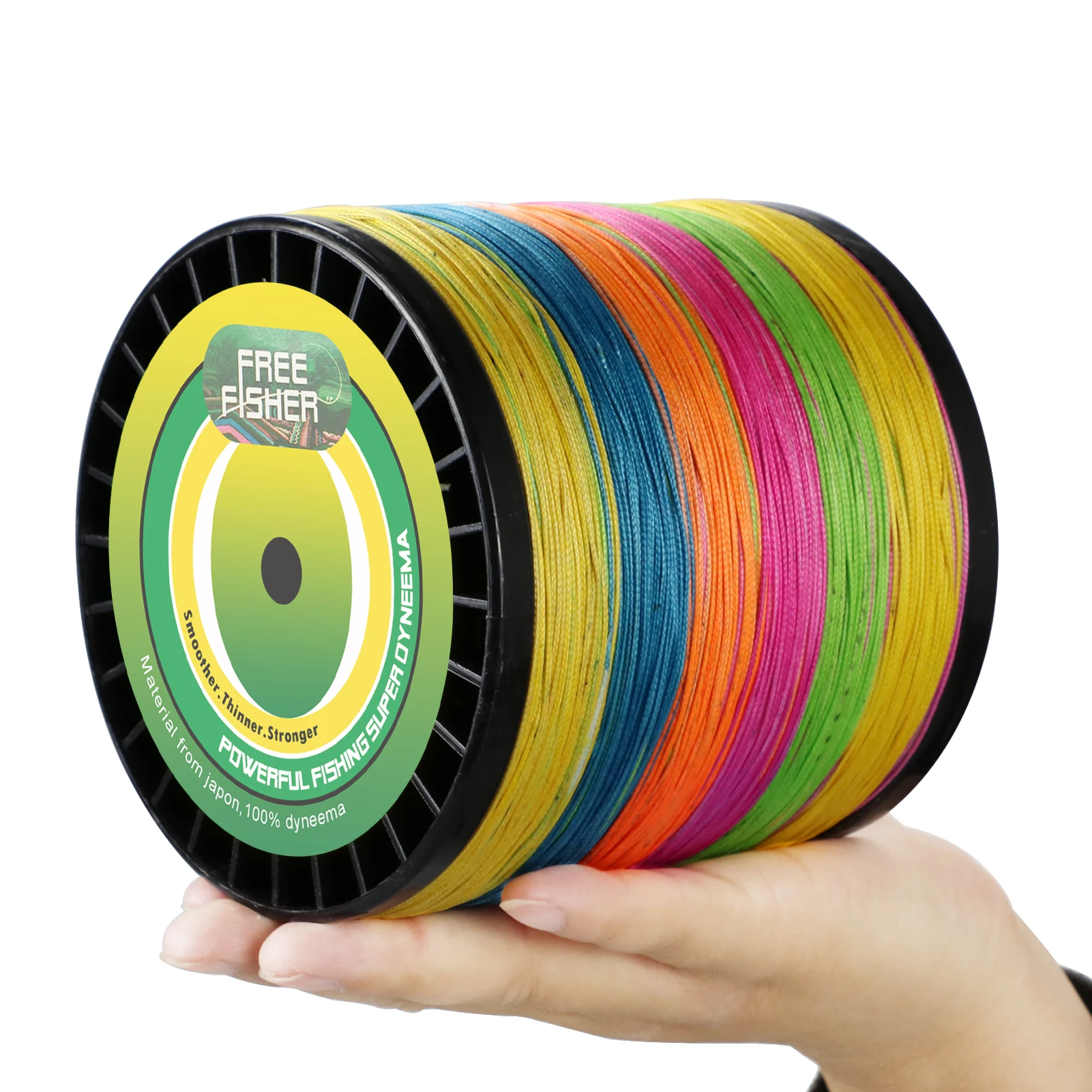 FREE FISHER Super Strong Línea Trenzada PE Multifilamento Resistencia