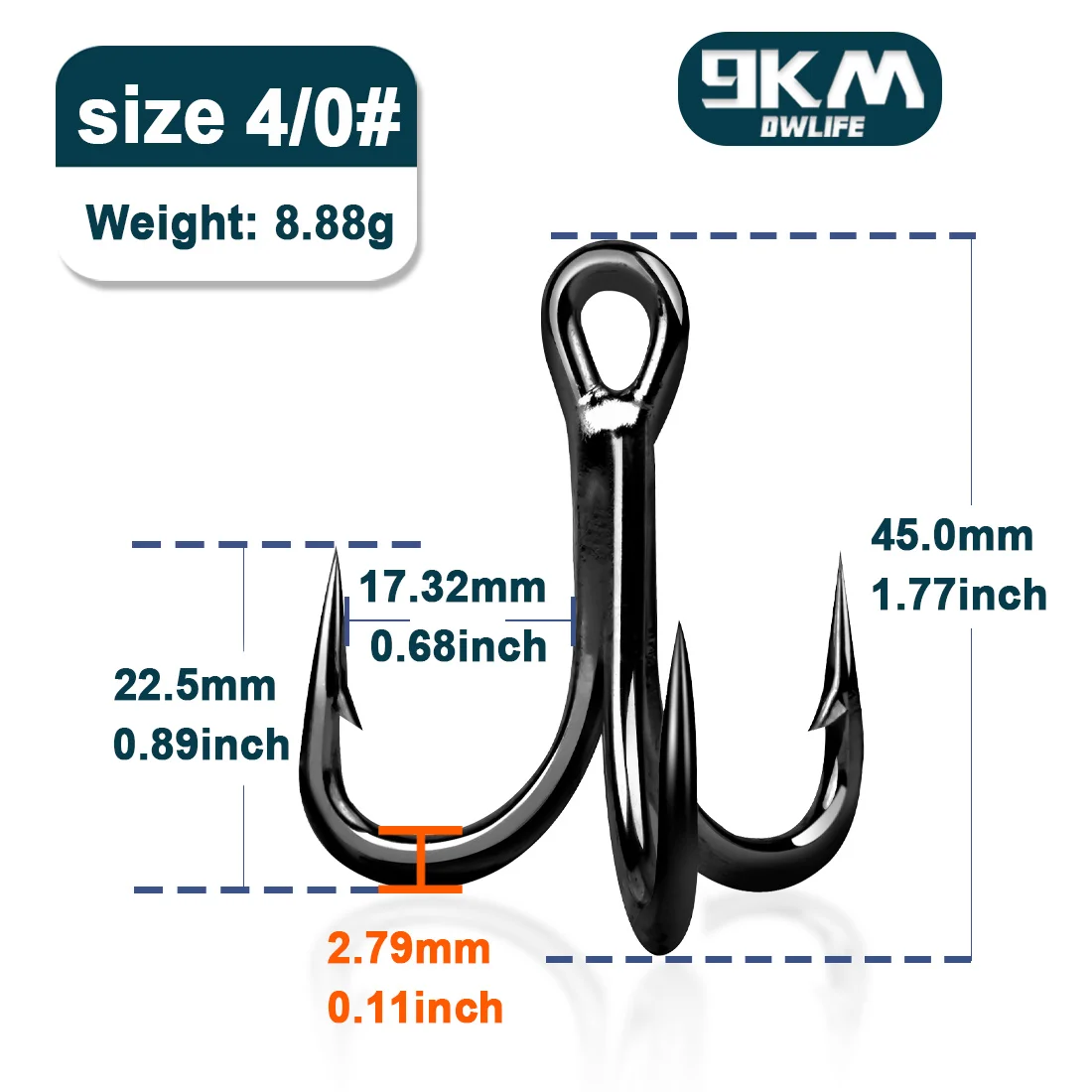 Size-4-0 Gap-17.32mm