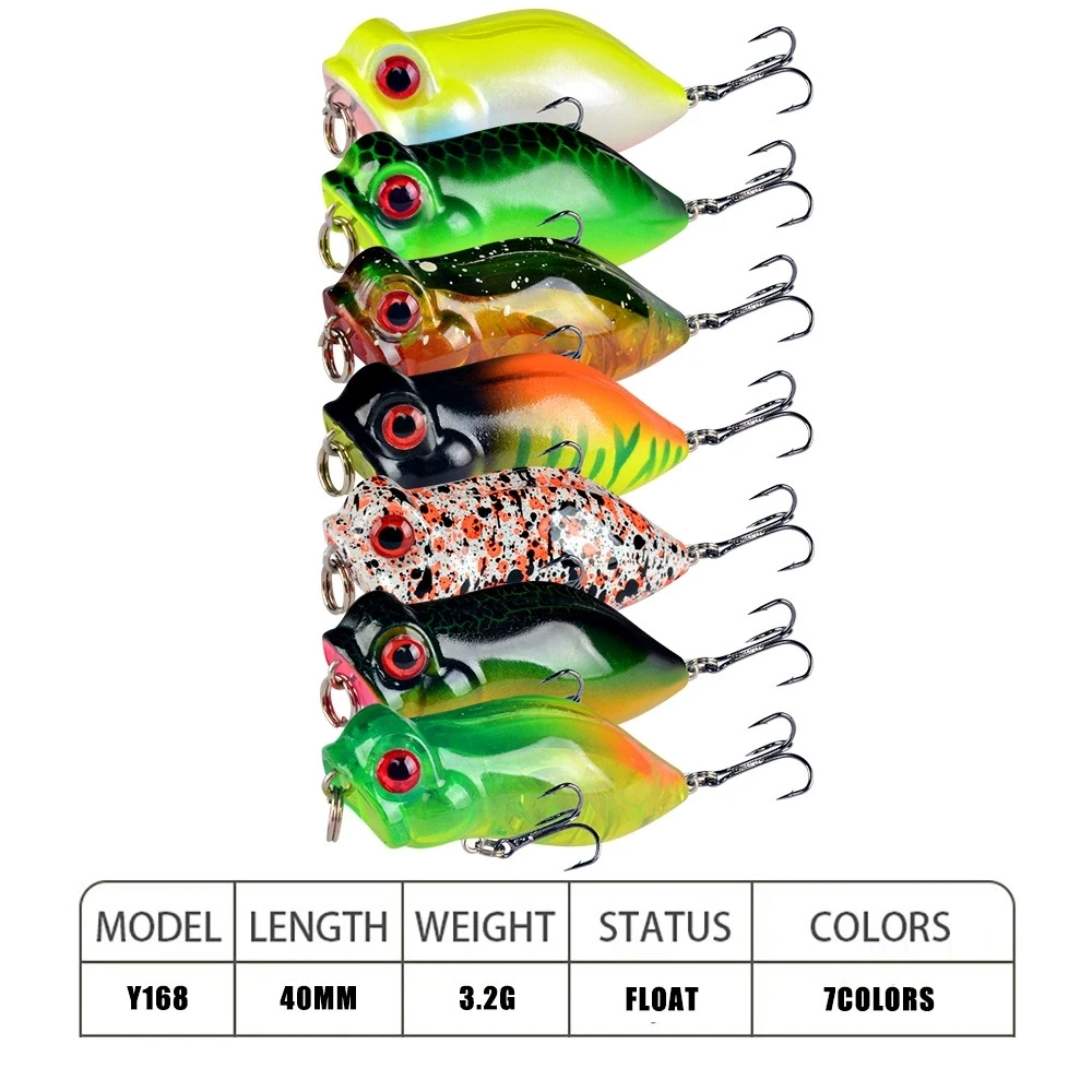 1 Uds señuelo de pesca con manivela cebos duros artificiales 4cm 3,2g Crankbait Jerkbait Wobbler aparejos de pesca buenos anzuelos triples aparejos - imagen 2