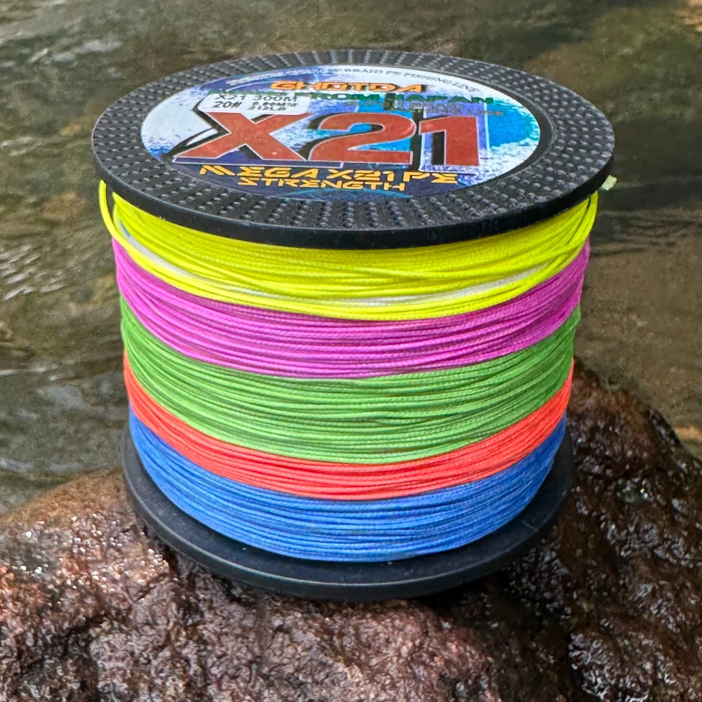 GHOTDA-sedal de pesca trenzado X21, multifilamento de 300M, alambre trenzado para coche, accesorios de pesca duraderos y lisos, PE 27-212LB - imagen 4