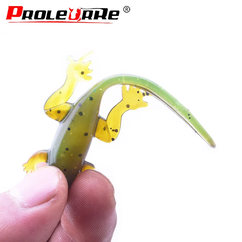Señuelo de pesca de gusano de agua flotante, anzuelo blando Wobbler, 80mm, 3,5g, olor a sal, aparejos de pesca de lubina Swimbait de silicona, 6 uds. - imagen 5