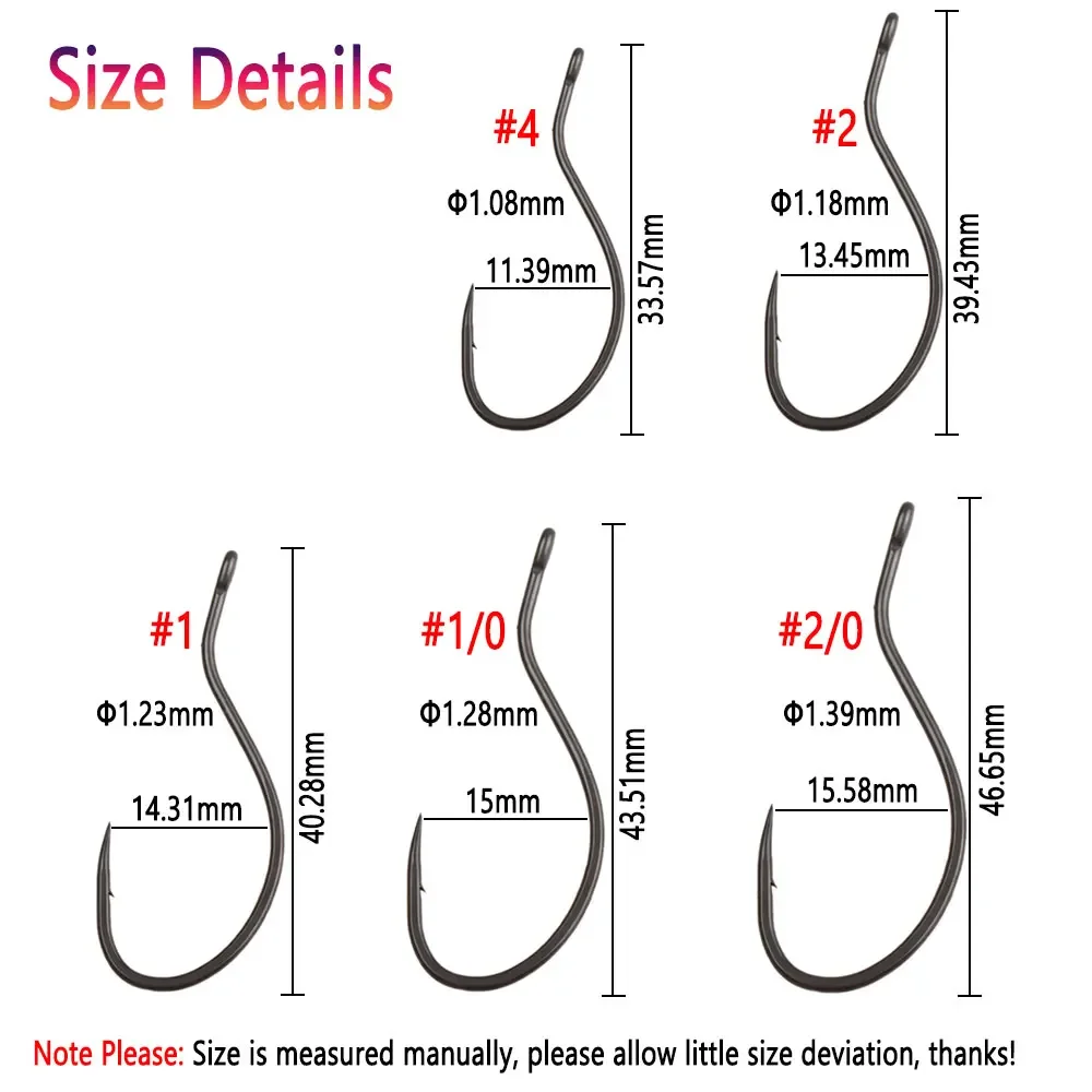 20 piezas # 4 ~ 2/0 C84BAP 2X anzuelo para moscas de camarones con espalda curva fuerte para moscas de camarones grandes serpentinas con espalda curva ninfas Señuelos de pesca de mar - imagen 4