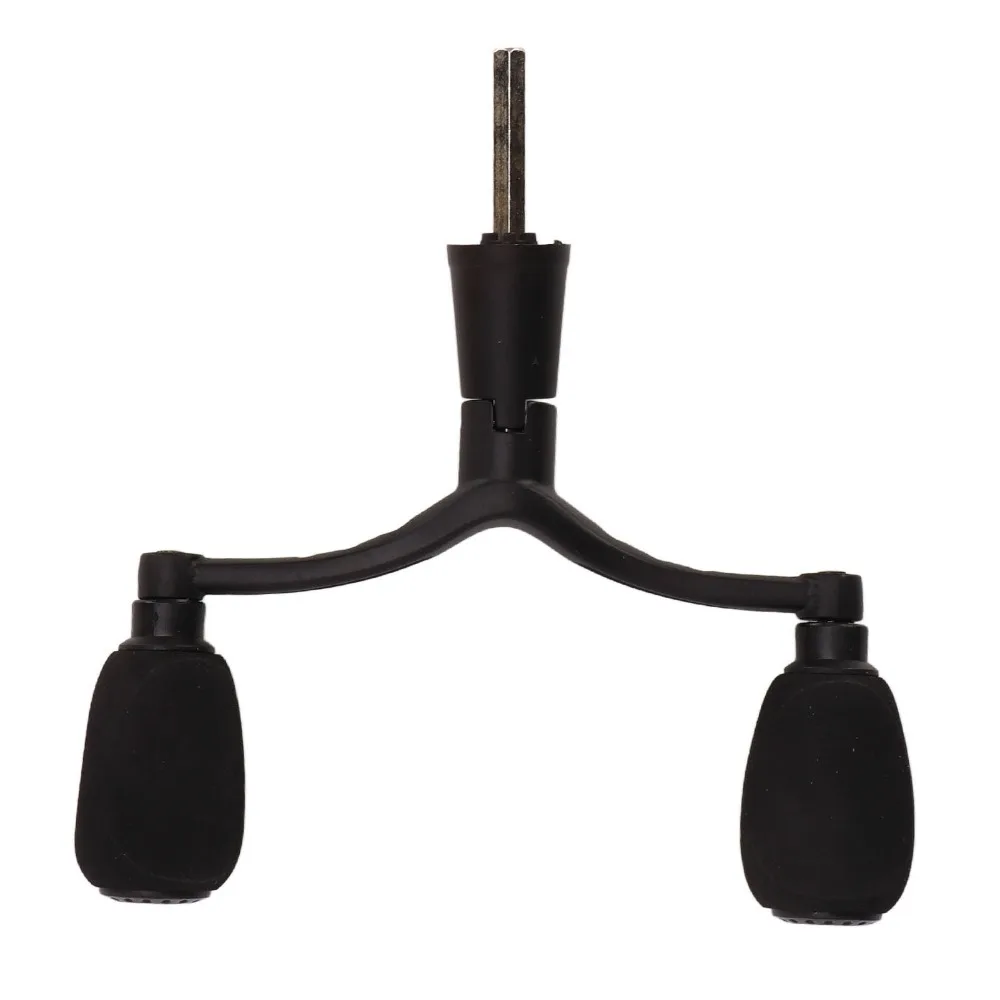 Carrete de pesca aluminio doble manivela – Negro mate ligero - imagen 2
