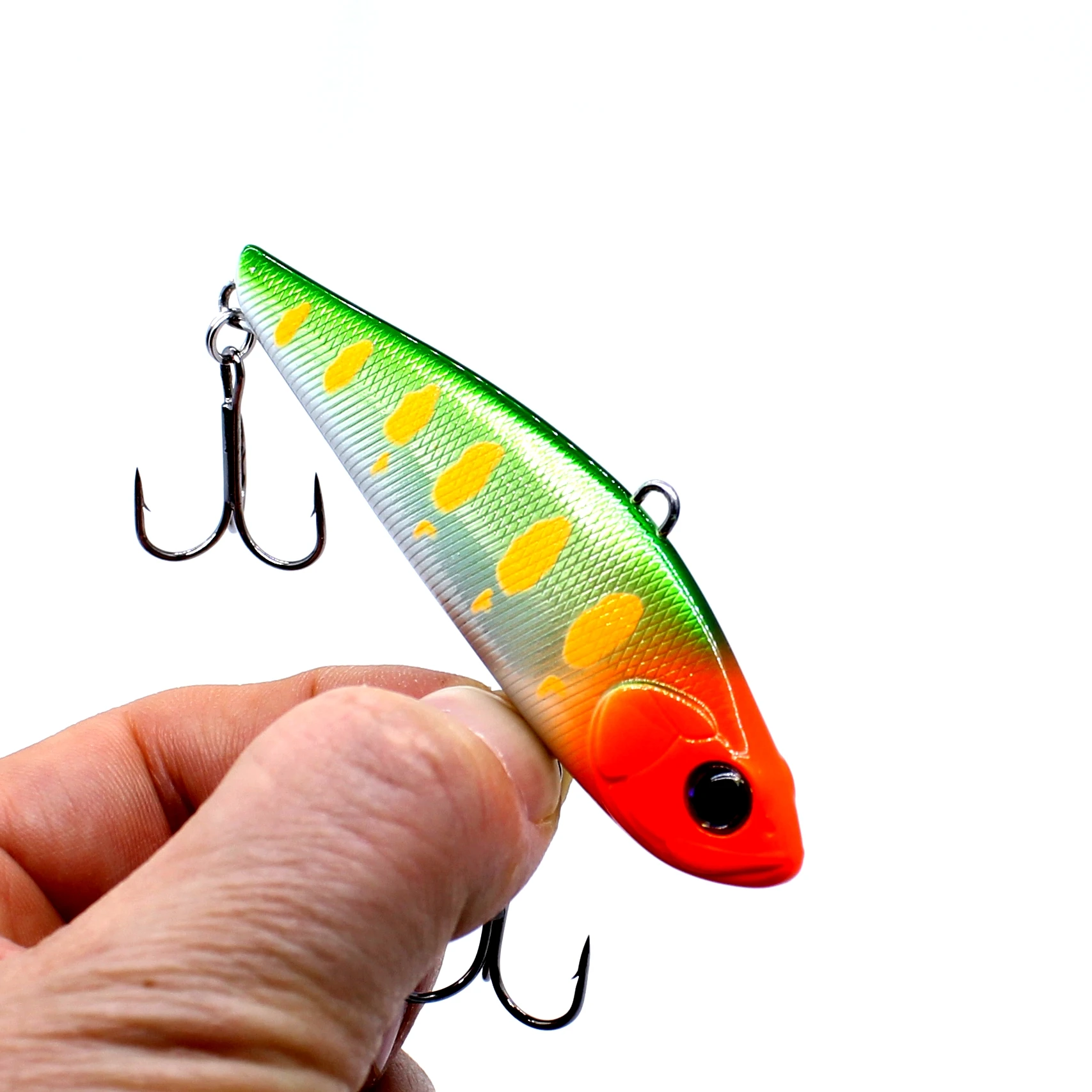 AOCLU Wobbler Super calidad hundimiento VIB vibración 80mm 25g 90mm 35g cebo duro señuelo de pesca lubina agua dulce y sal anzuelos VMC - imagen 3