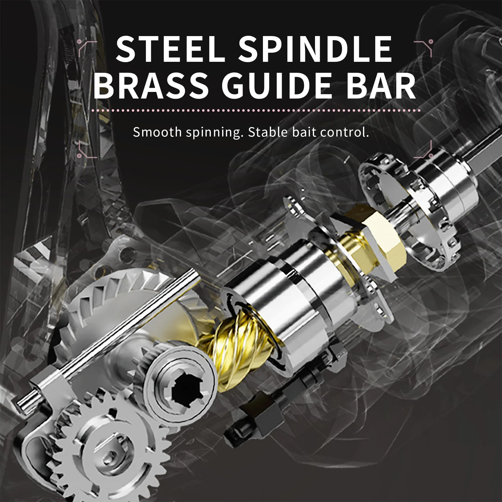 Carrete de pesca giratorio HAUT TON GRAFFITI 1500S/3000M/4000L 5,2: 1 relación de engranaje 3 + 1BB 27,8-31,8 libras arrastre máximo para agua salada de agua dulce - imagen 4