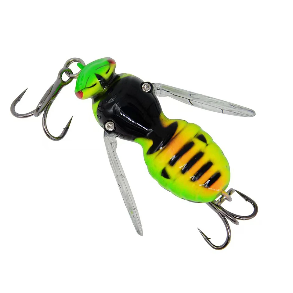 WALK FISH 4,5g 40mm cebo flotante para peces columpio insecto cebo duro Lucio lubina cebo biónico Artificial pesca océano lago equipo de pesca - imagen 2