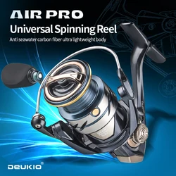 Carrete DEUKIO spinning ultraligero carbono 8kg anticorrosión