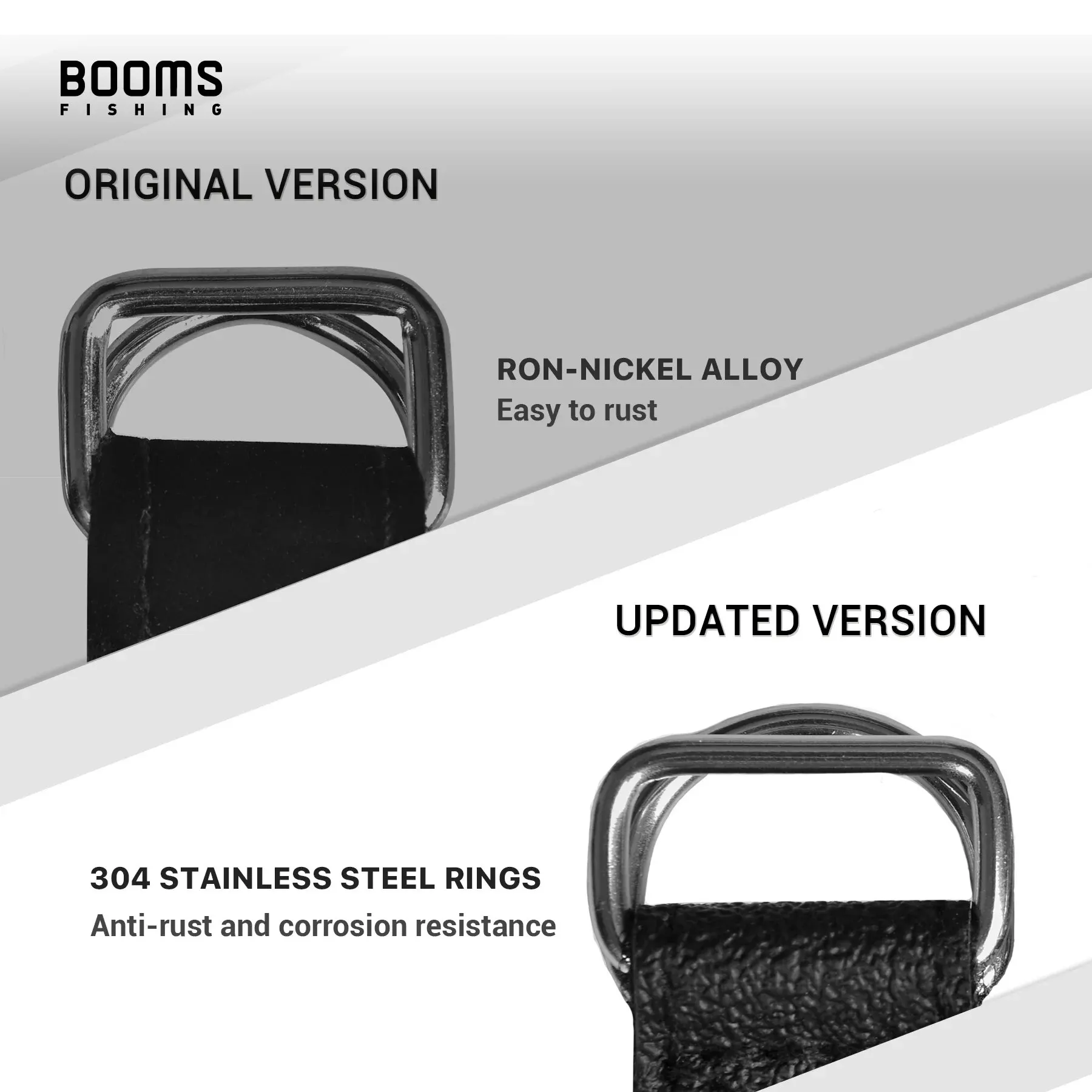 Booms Fishing RB1 soporte para caña de pescar, correa de amarre, tirantes, sujetador, Neopreno, herramientas de aparejos, accesorios - imagen 5