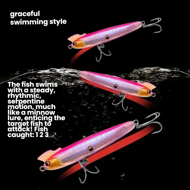 Swimbait de silicona con sistema de peso y anzuelo triple - imagen 4