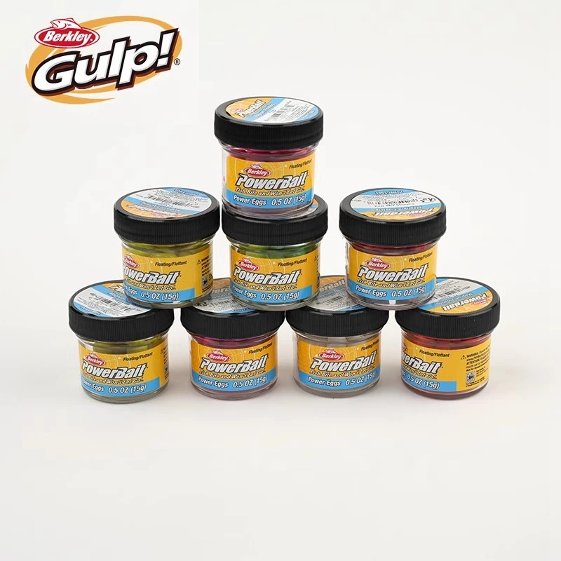 Cebo de partículas flotantes Berkley Original PowerBait 15g/0,5 OZ 1 pieza huevos de salmón cebo suave cebo de trucha y perca - imagen 3
