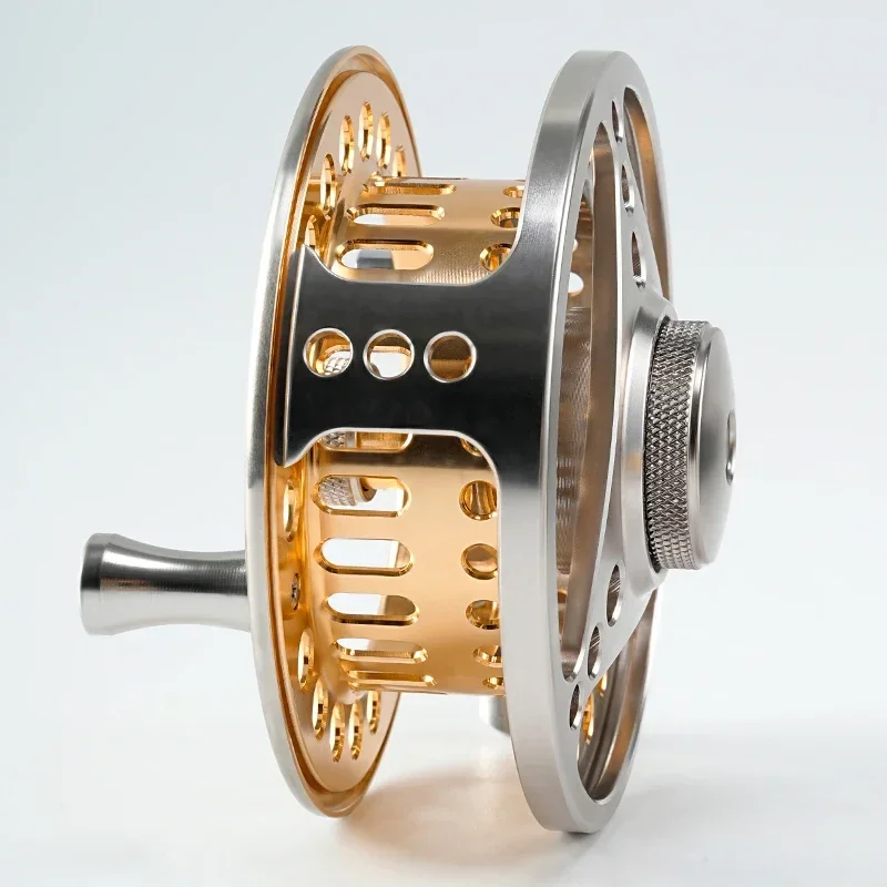 Carrete de pesca ultraligero para niños, relación de engranaje 2 + 1BB 1:1, 7/8 5/6, carrete de pesca de aleación de aluminio completo con arrastre ajustable de hasta 2kg - imagen 3