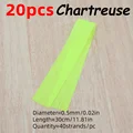 20pcs Chartreuse