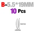 Silvery B-5.5x19mm