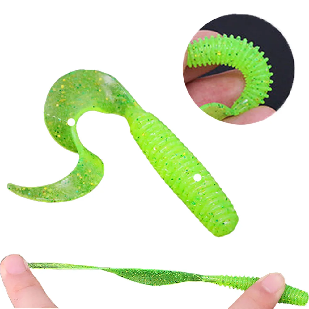 Cebos blandos de 1-150 Uds., cebo de pesca Artificial, cebos de peces falsos, señuelos de silicona Wobbler para suministros de pesca, nuevo Kit de productos - imagen 5