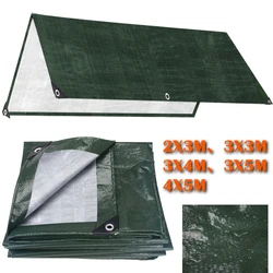 Lona impermeable de alta resistencia, hoja grande para acampar en el suelo con ojales de aluminio para muebles de exterior, cubierta para caravana y coche