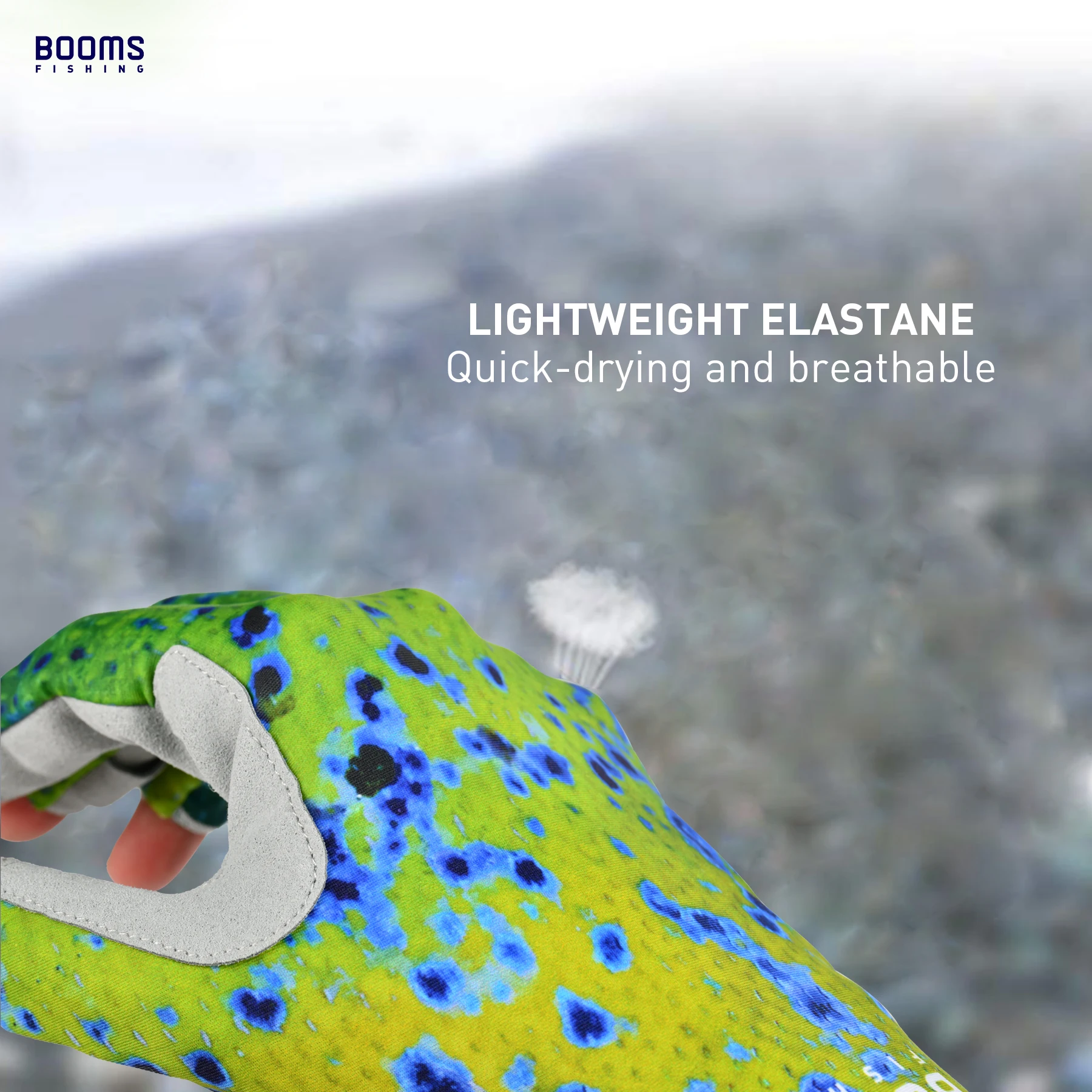 Booms Fishing FG2 guantes de pesca con mosca antideslizantes transpirables guantes de fundición para Surf deportes al aire libre accesorios de herramientas de pesca - imagen 5