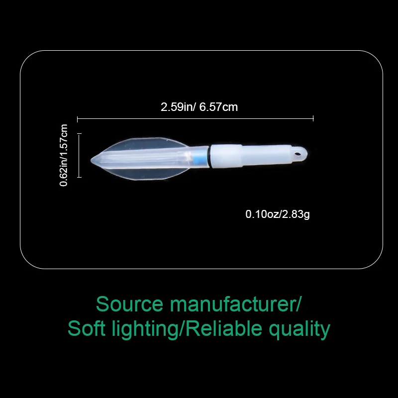 5 uds luces LED de pesca nocturna, luces subacuáticas para atracción de peces, luces de posicionamiento luminosas subacuáticas (sin batería) - imagen 2