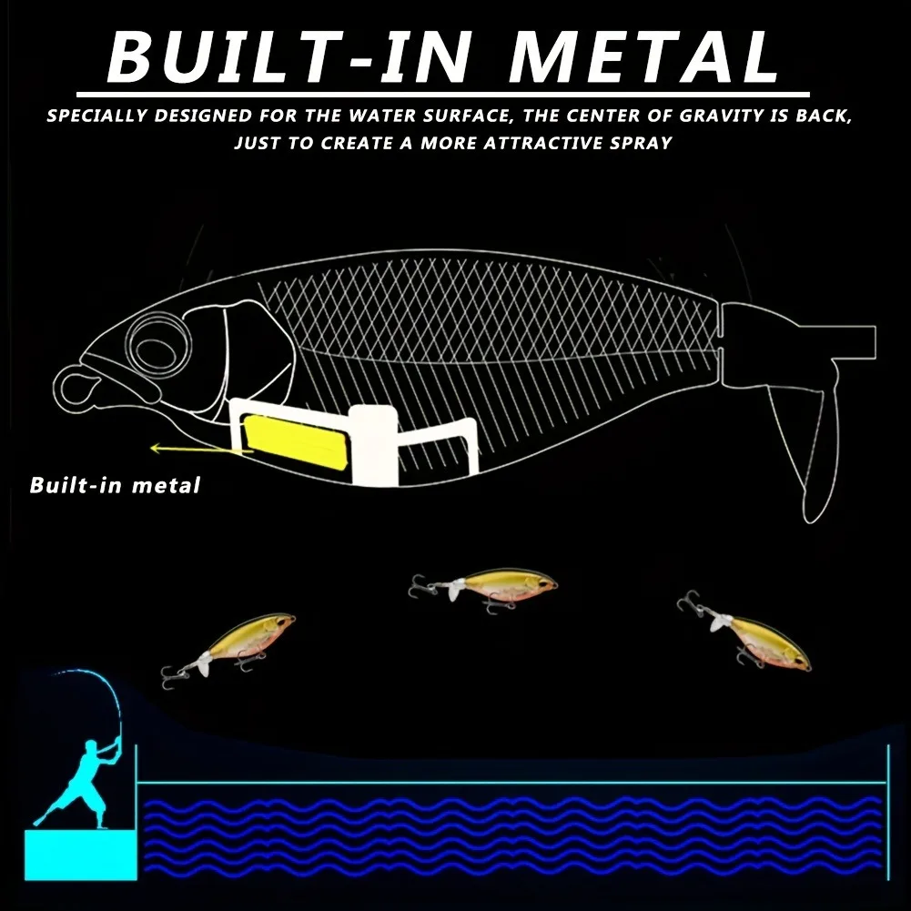 Señuelo de cola giratoria para pesca en mar - imagen 2