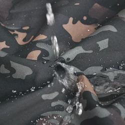 Chaqueta impermeable camuflaje pesca con capucha
